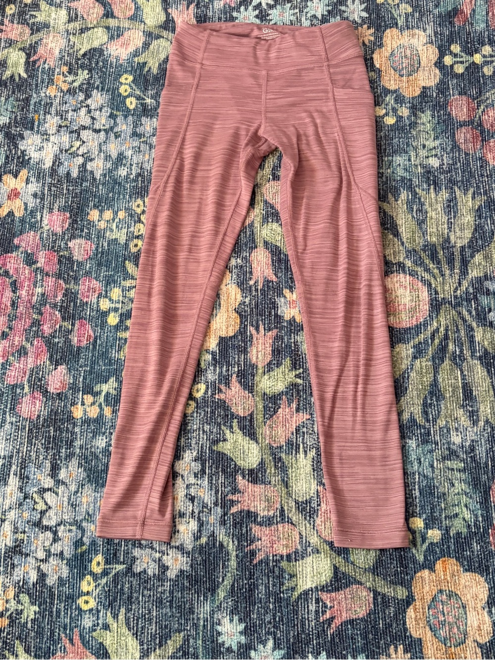Athleta Girls' Mauve Performance Leggings